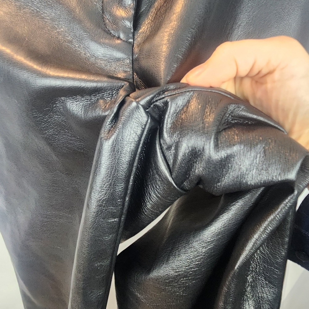 Aritzia Babaton Melina faux leather pants size 12 in EUC - Picture 9 of 15